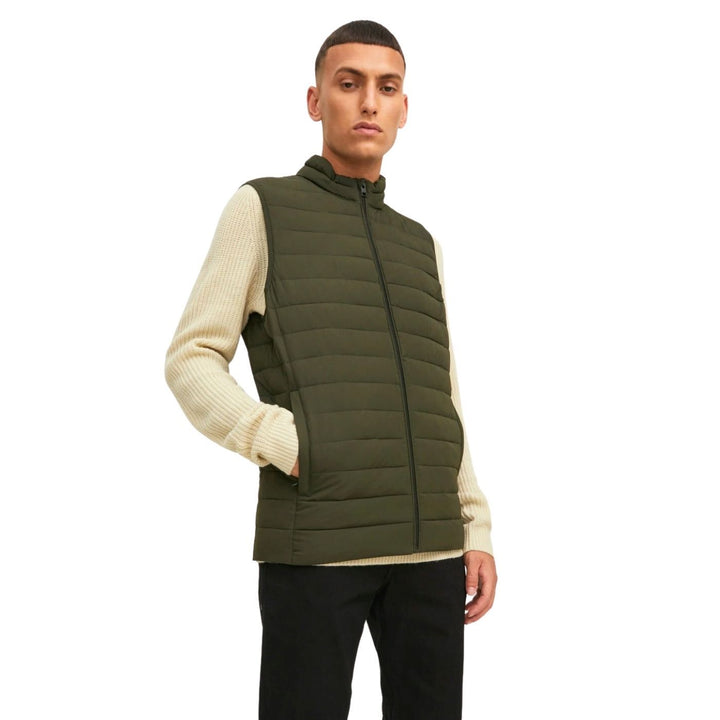 Jack & Jones Recycle Bodywarmer Mellény | Khaki