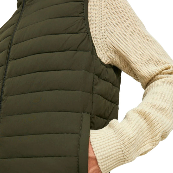 Jack & Jones Recycle Bodywarmer Mellény | Khaki