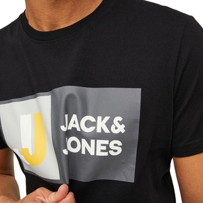 Jack & Jones Logan Póló | Fekete Mintás