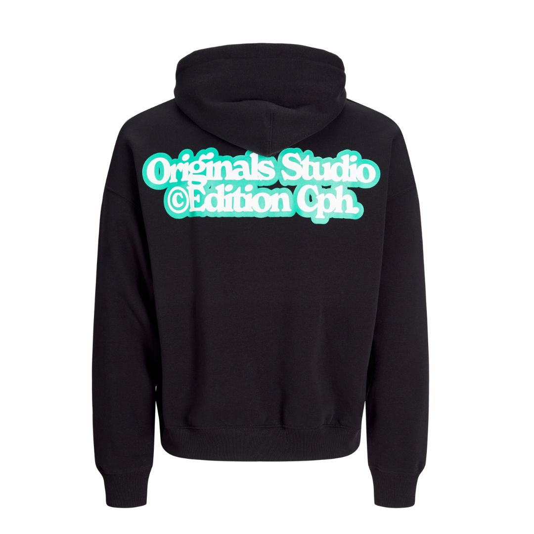 Jack&Jones Férfi Kapucnis Pulóver I Fekete