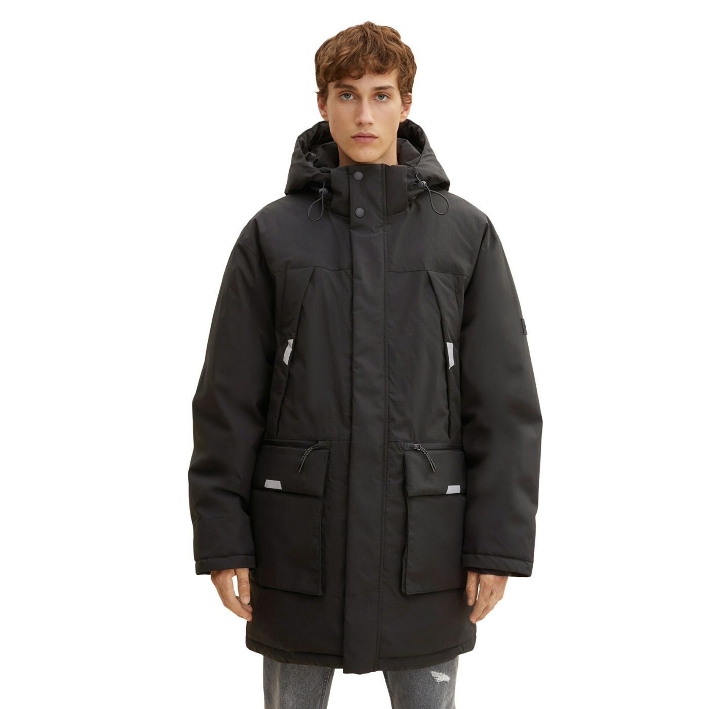 Tom Tailor Arctic Parka Kabát | Fekete