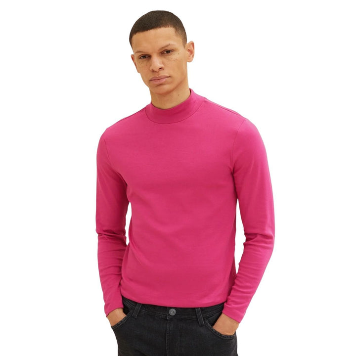 Tom Tailor Hosszú Ujjú Póló | Magenta