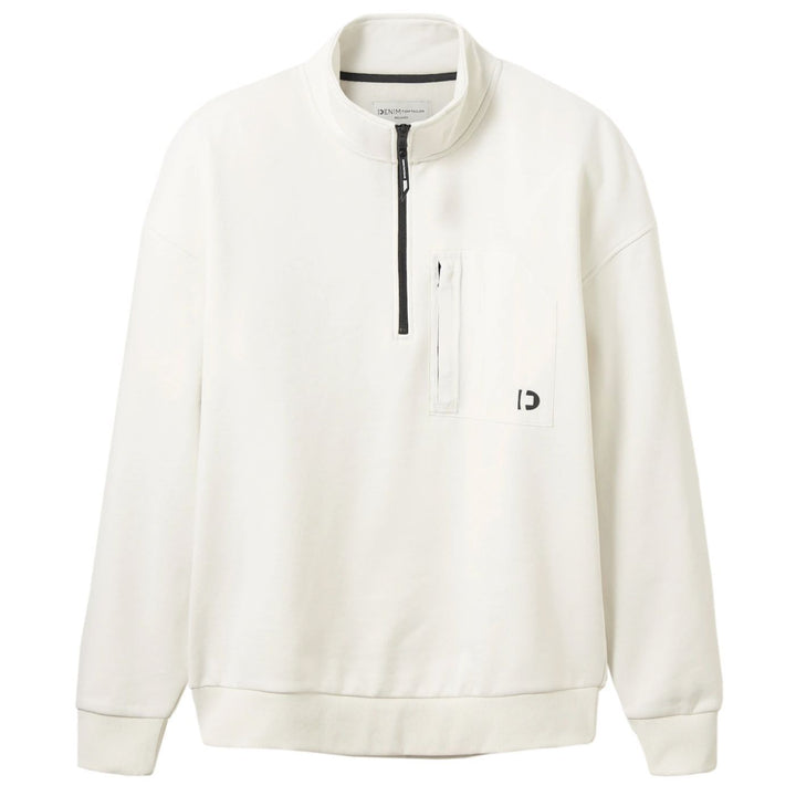 Tom Tailor Relaxed Troyer Pulóver | Fehér