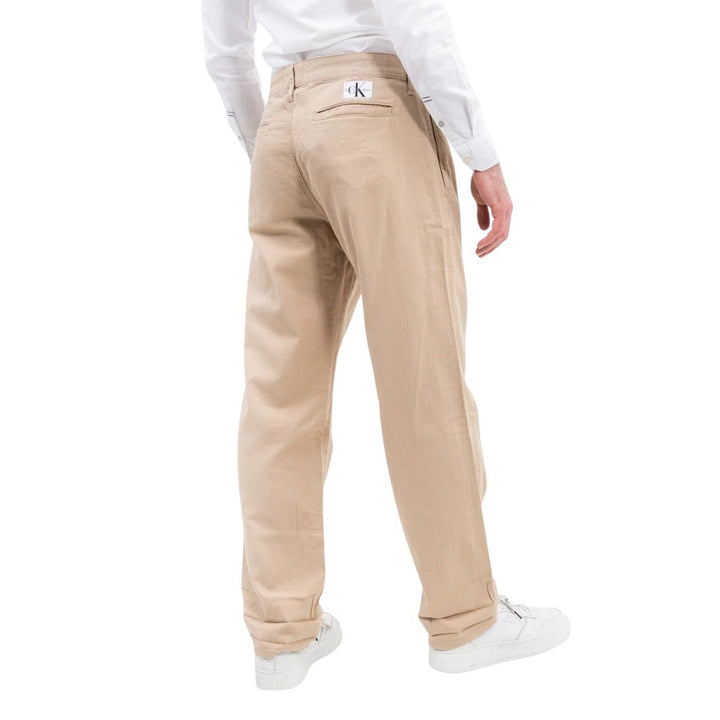 Calvin Klein 90s Straight CH Farmernadrág | Bézs