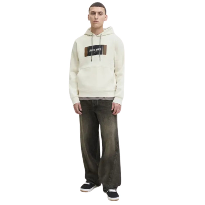 Jack & Jones Férfi Hayato Kapucnis Pulóver I Bézs
