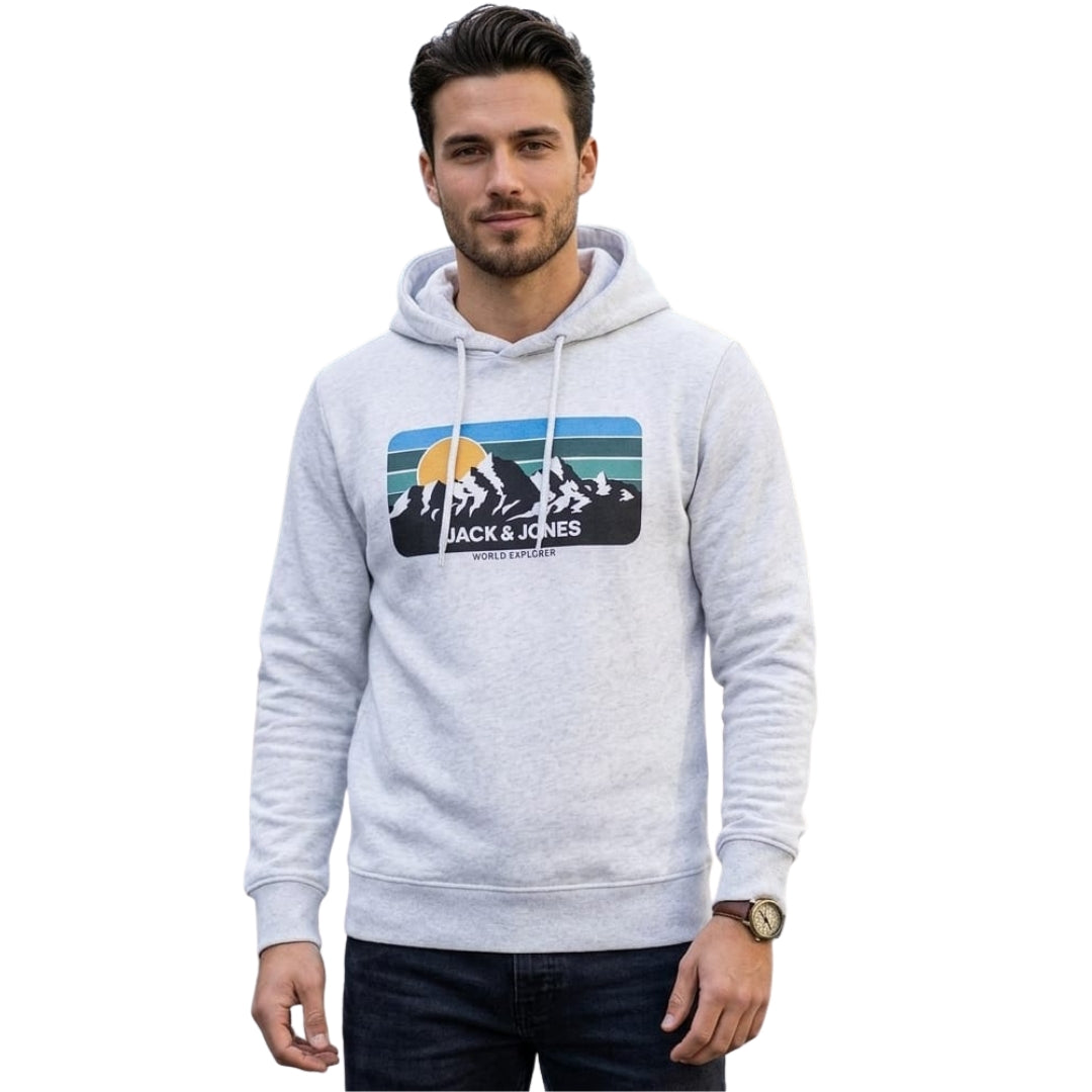 Jack & Jones Férfi Peak Pulóver I Szürke