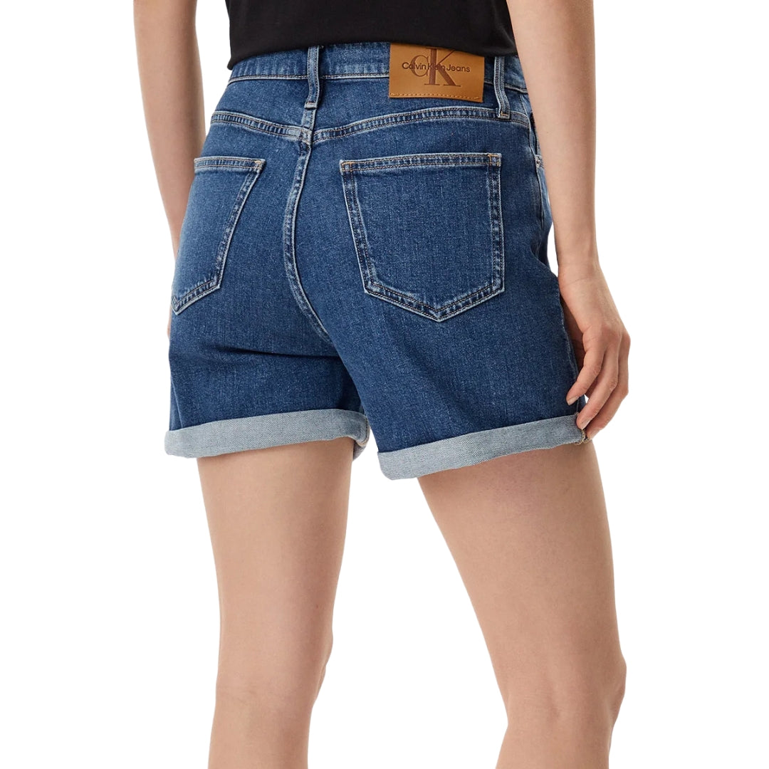 Calvin Klein Mom Jean Rövidnadrág | Kék