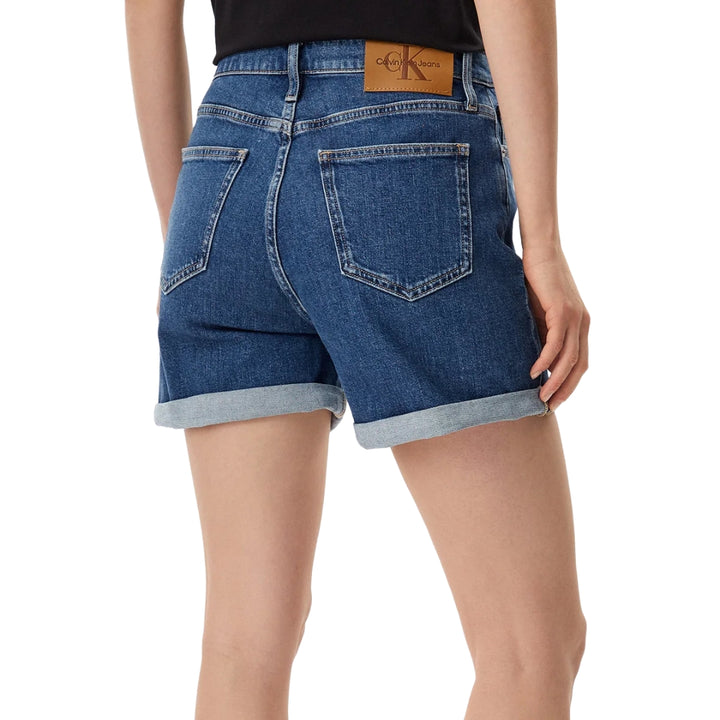 Calvin Klein Mom Jean Rövidnadrág | Kék