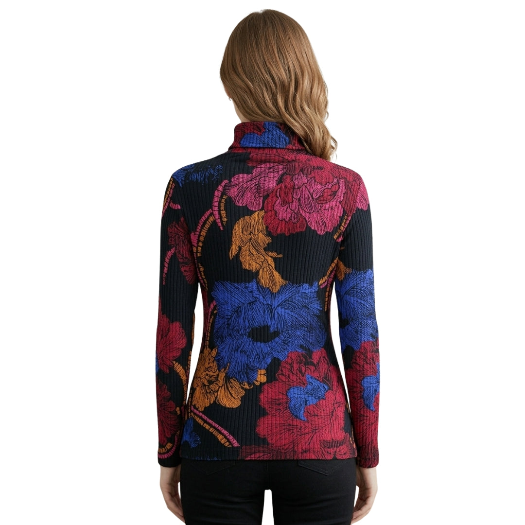 Desigual Női Agatha Pulóver I Fekete mintás