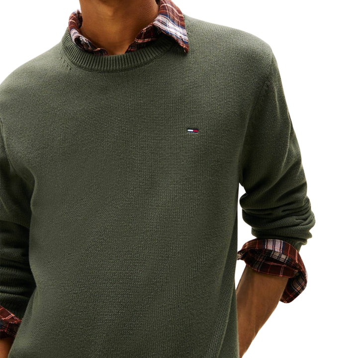 Tommy Hilfiger Férfi Pulóver I Zöld