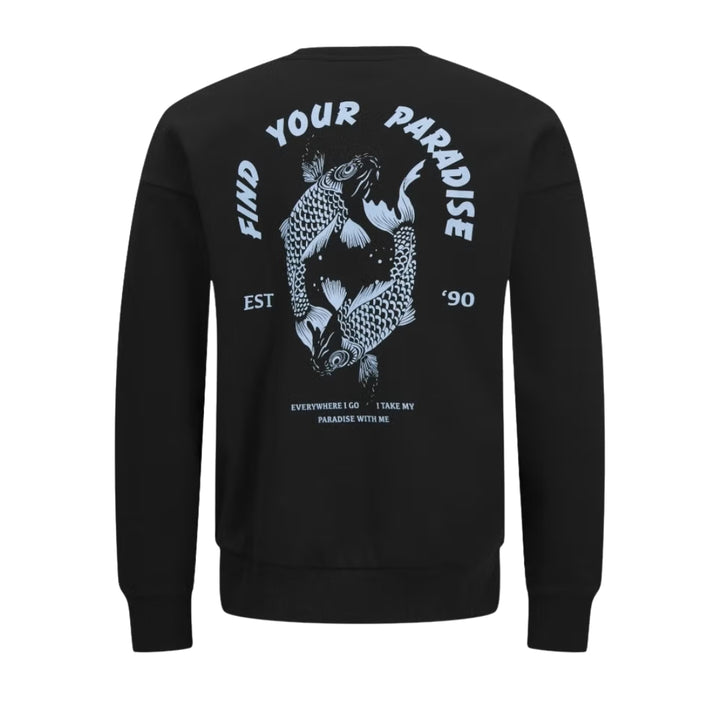 Jack & Jones Charge Férfi Pulóver I Fekete