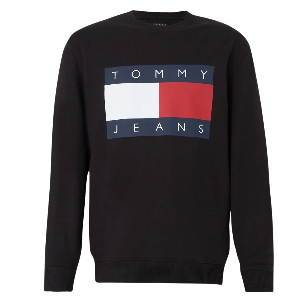 Tommy Hilfiger Férfi Pulóver I Fekete