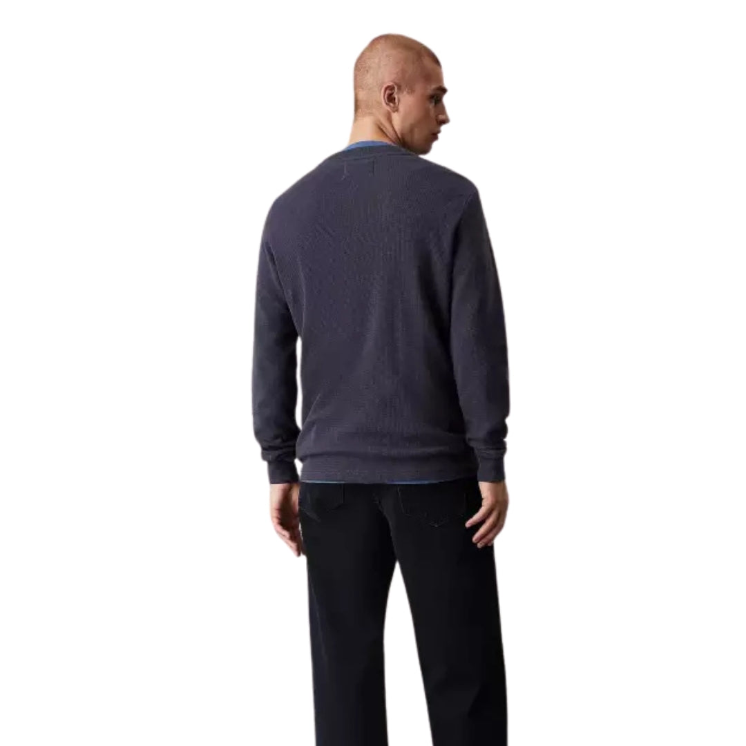 Calvin Klein Férfi Pulóver I Sötétkék