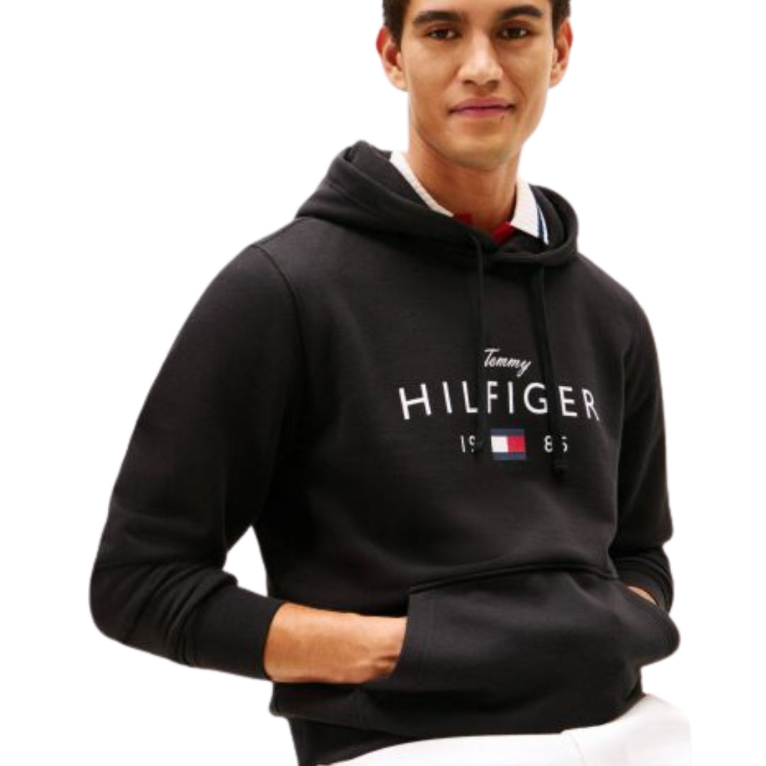 Tommy Hilfiger Férfi Pulóver I Fekete