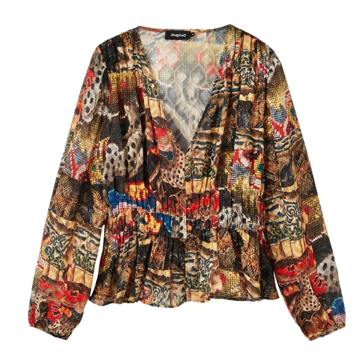 Desigual Női Lacroix Blúz I Barna