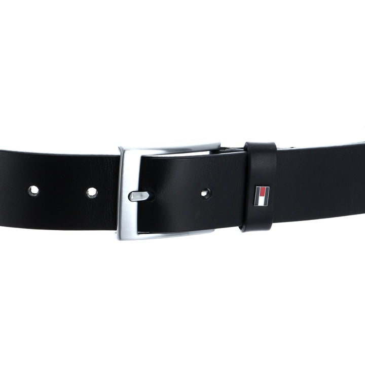 Tommy Hilfiger Bőr Öv | Fekete