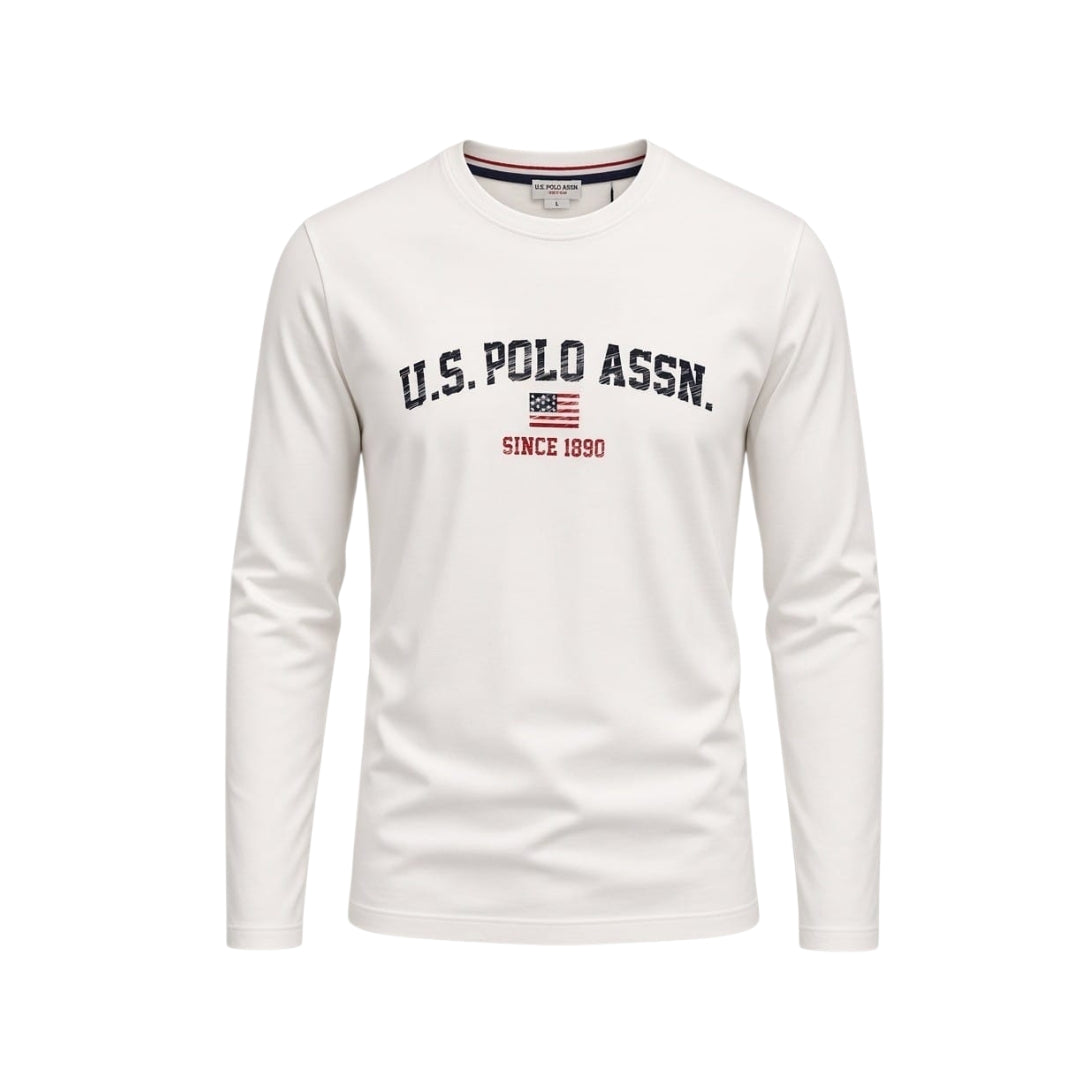 U.S. Polo Assn Férfi Pulóver I Fehér