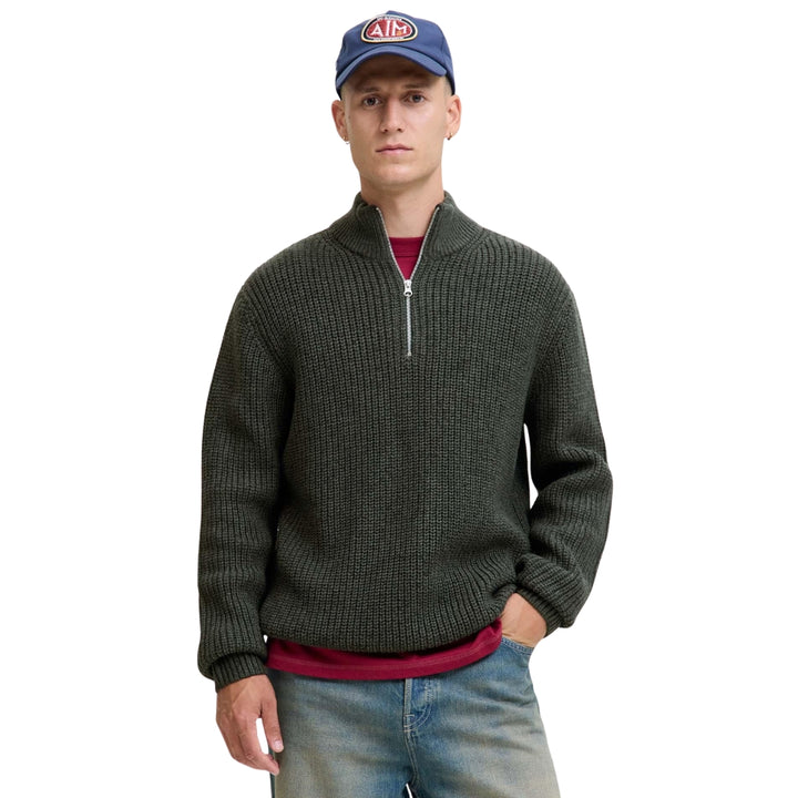 Jack & Jones Bleecker Férfi Pulóver I Zöld