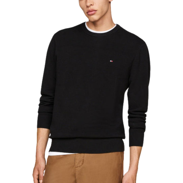 Tommy Hilfiger Férfi Pulóver I Fekete
