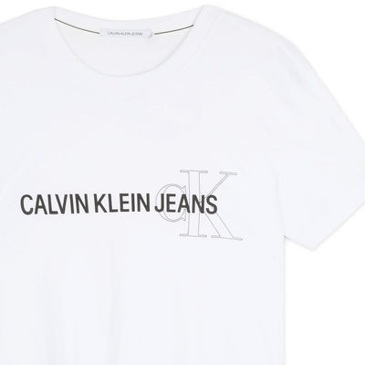 Calvin Klein INST Graph Póló | Hófehér Feliratos