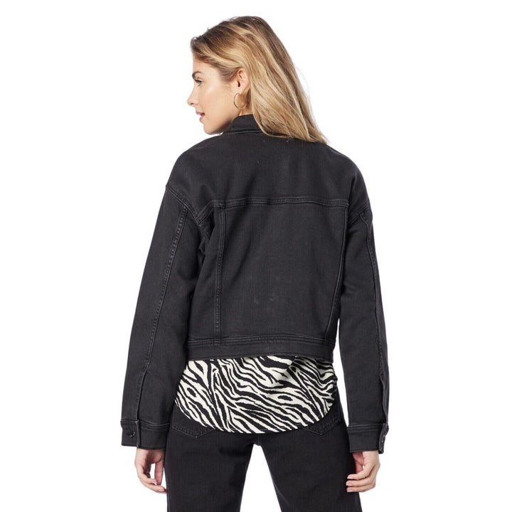 Tom Tailor Crop Farmerdzseki | Koptatott Fekete