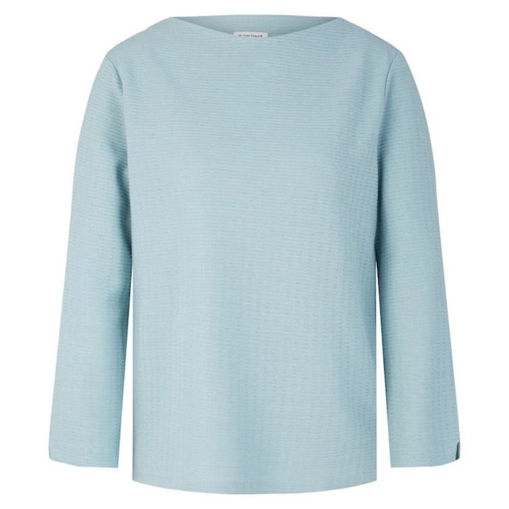 Tom Tailor Strukturált Pulóver | Kék Csillogós