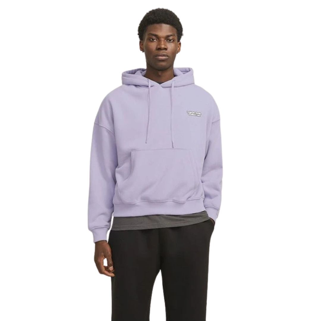 Jack&Jones Férfi Kapucnis Pulóver I Lila