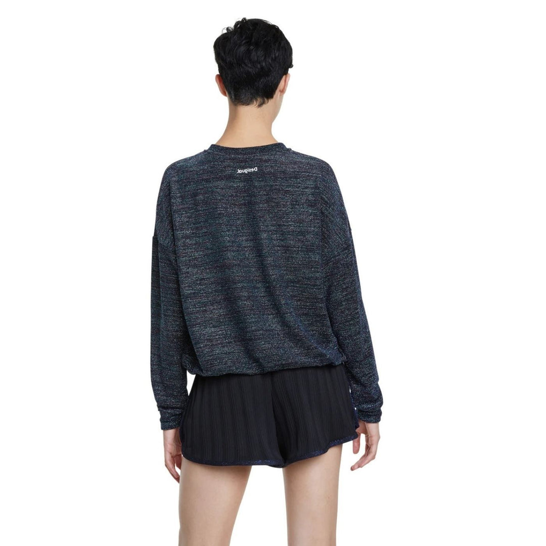 Desigual Sweat Lurex Studio | Csillogós Pulóver