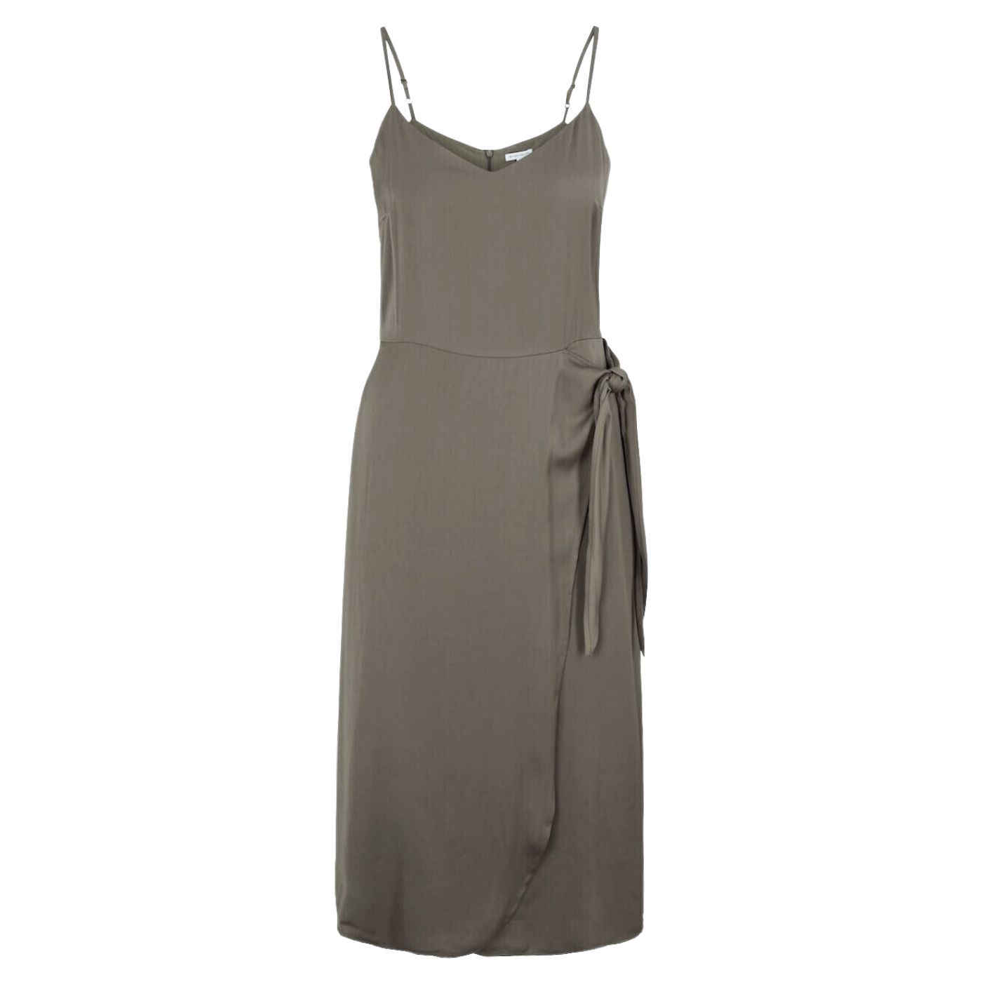 Tom Tailor Megkötős Spagettipántos Ruha | Khaki