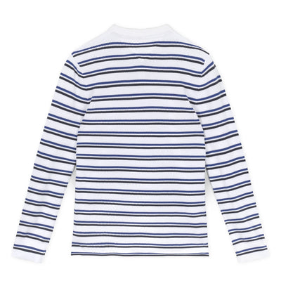 Tommy Hilfiger Multistripe Kötött Pulóver | Fehér Csíkos