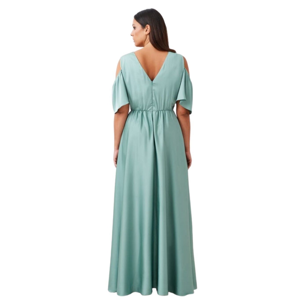 Kitana Szatén Maxi Ruha | Menta