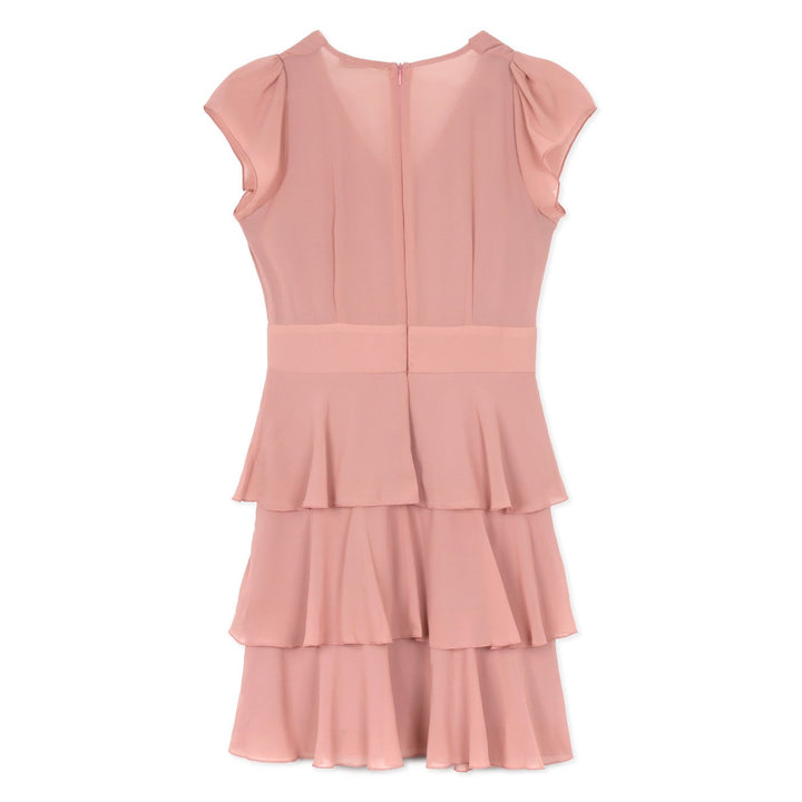 Rinascimento Rövid Ujjú Ruha | Fakó Rózsaszín