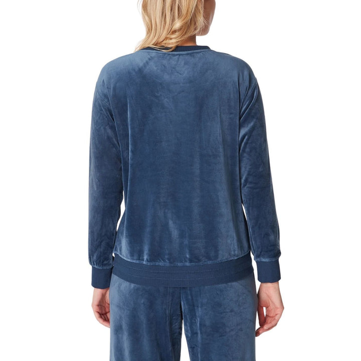 Triumph Mix & Match Velour | Pulóver | Olajkék