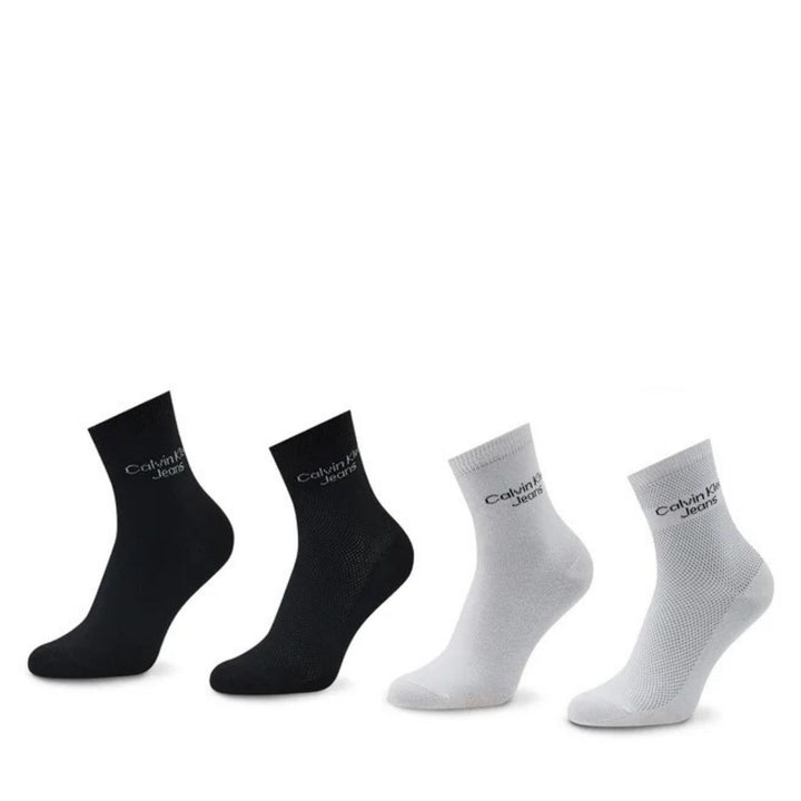 Calvin Klein 4 db-os Hosszú Szárú Zokni | Fekete