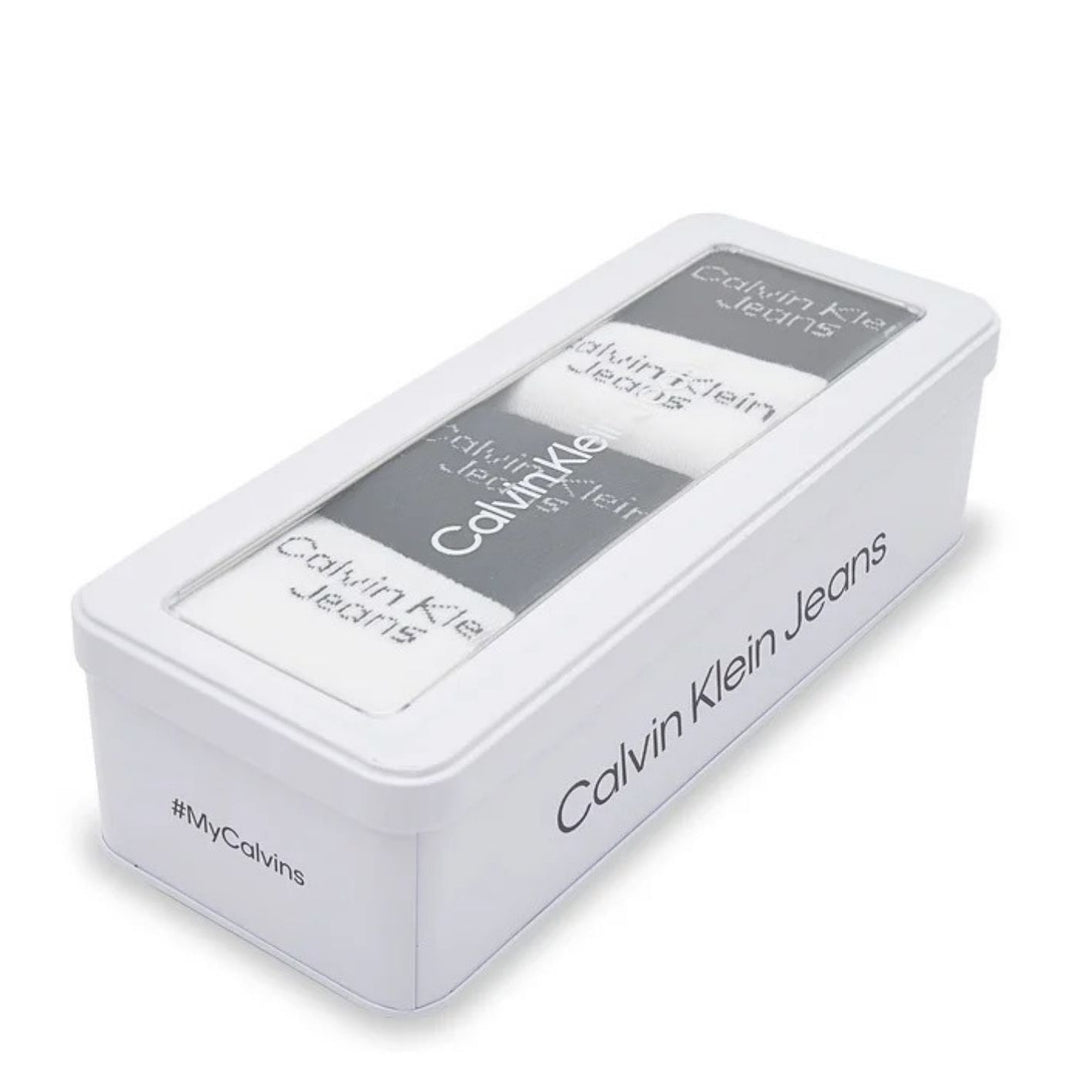 Calvin Klein 4 db-os Hosszú Szárú Zokni | Fekete