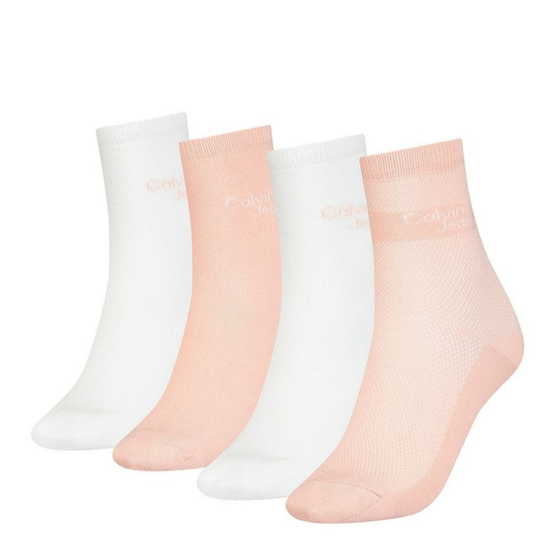 Calvin Klein 4 db-os Hosszú Szárú Zokni | Halvány Pink