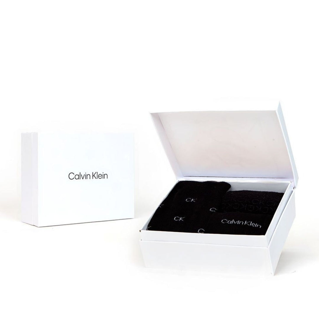 Calvin Klein 3 db-os Hosszú Szárú Zokni | Fekete