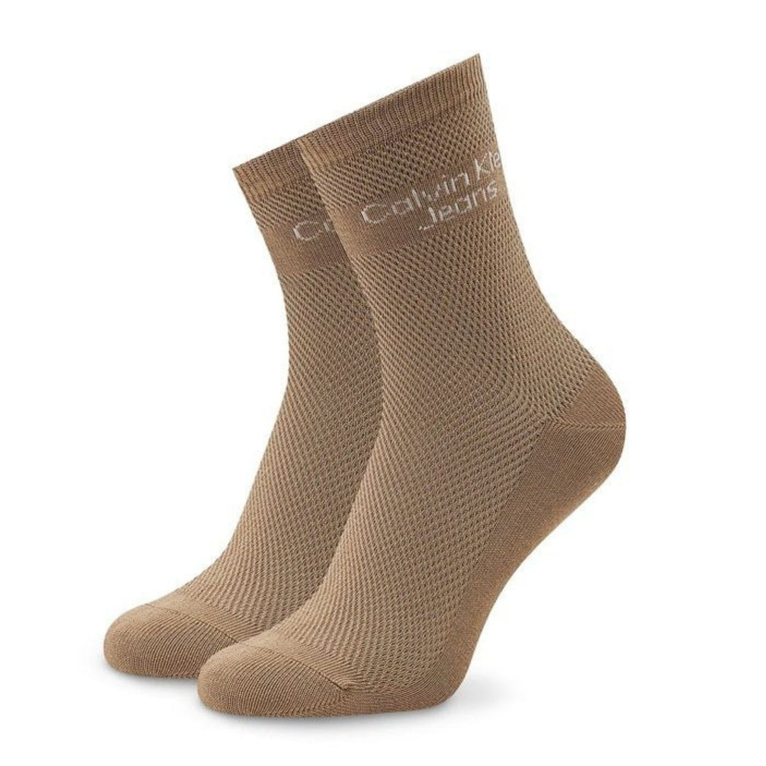 Calvin Klein 4 db-os Hosszú Szárú Zokni | Bézs