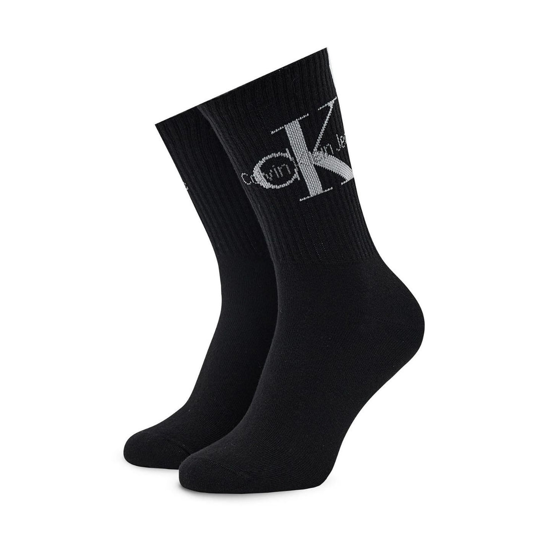 Calvin Klein 4 db-os Hosszú Szárú Zokni | Fekete-Fehér