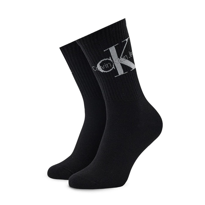 Calvin Klein 4 db-os Hosszú Szárú Zokni | Fekete-Fehér
