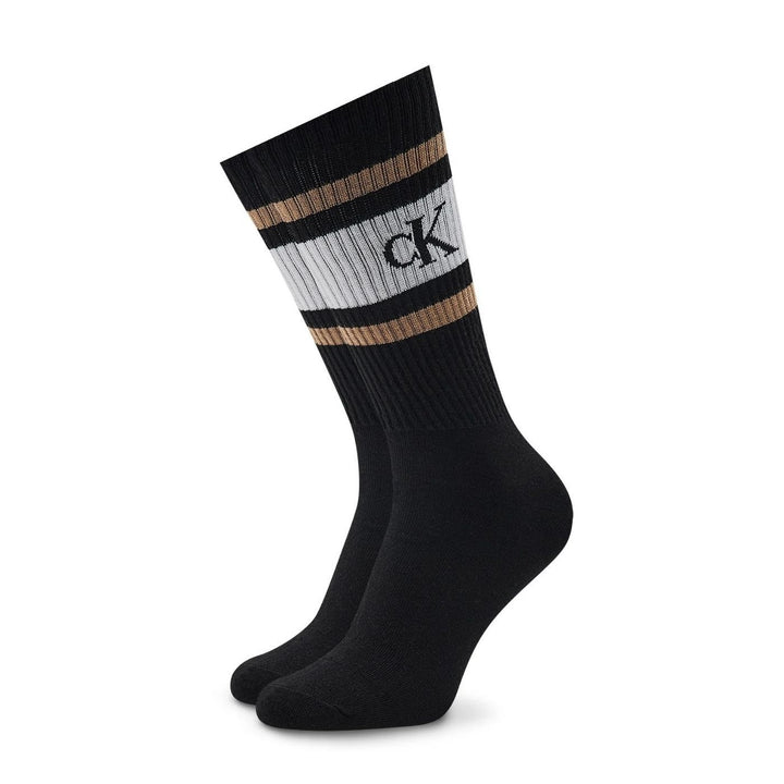 Calvin Klein 4 db-os Hosszú Szárú Zokni | Fekete