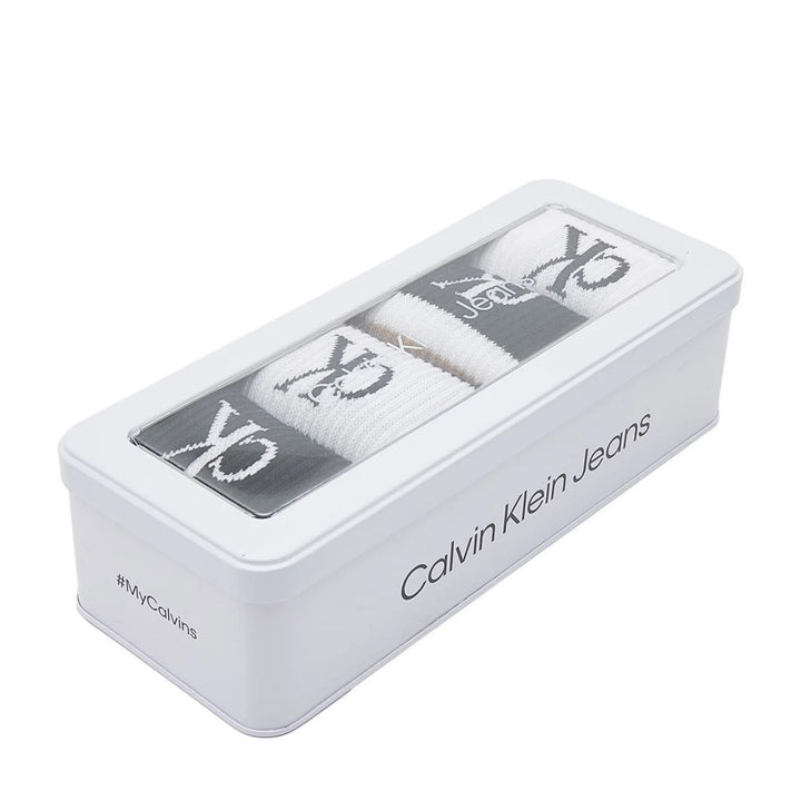 Calvin Klein 4 db-os Hosszú Szárú Zokni | Fekete