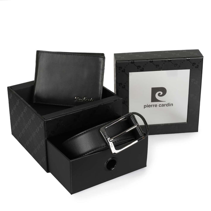 Pierre Cardin Bőr Ajándékszett | Fekete