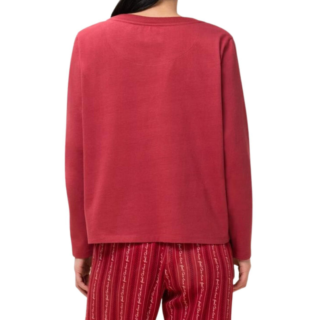 Triumph Mix & Match LSL Top | Hosszú Ujjú Pizsama Feslő | Piros