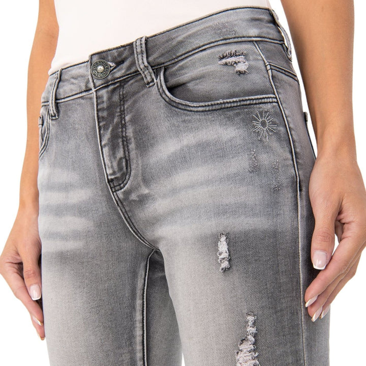 Desigual BARCELONA STARS Farmernadrág | SZÜRKE