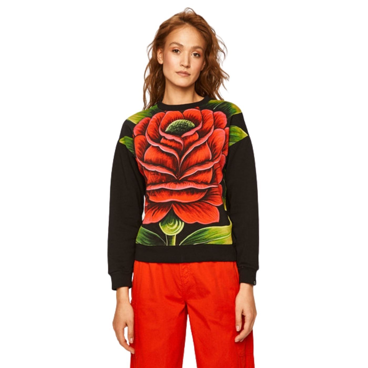 Desigual SWEAT pulóver I fekete