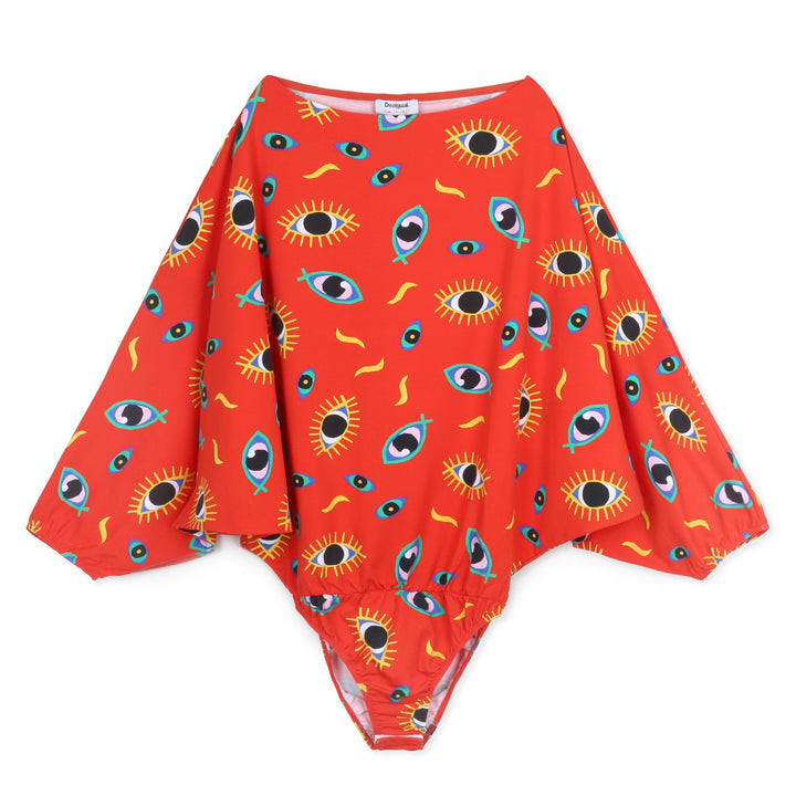 Desigual BUKAR Body Piros Mintás