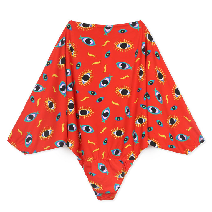 Desigual BUKAR Body Piros Mintás