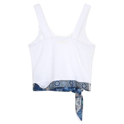 Desigual NOELIA crop top fehér