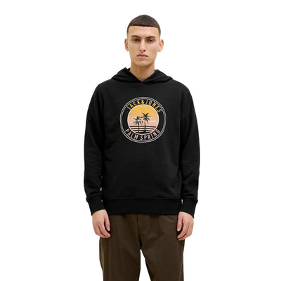 Jack&Jones Férfi Kapucnis Pulóver I Fekete